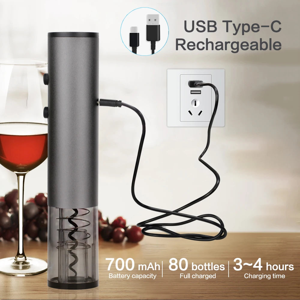 Elegance Uncorked: Rechargeable Luxury Opener