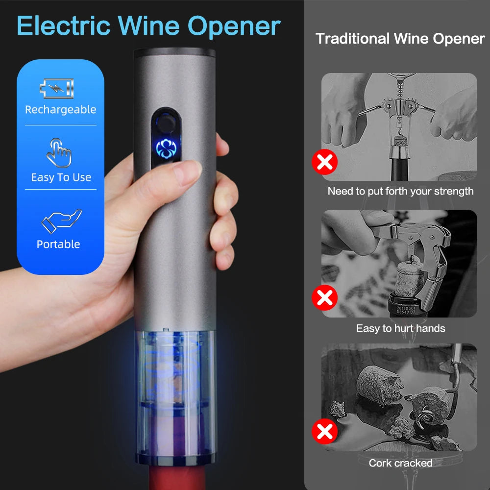 Elegance Uncorked: Rechargeable Luxury Opener