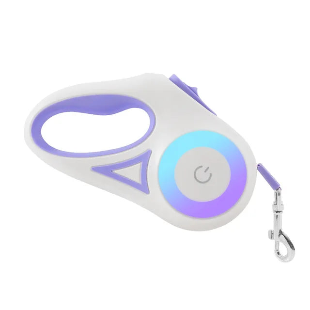 GlowGuide Retractable Dog Leash