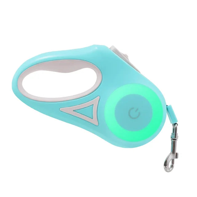 GlowGuide Retractable Dog Leash