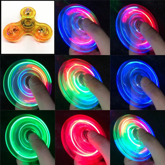GlowSpinner: Midnight Magic Fidget Toy